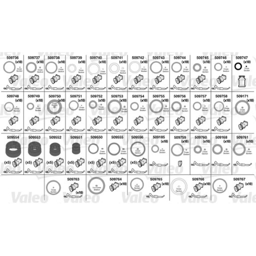 509724 - Комплект для ремонту круглих кілець