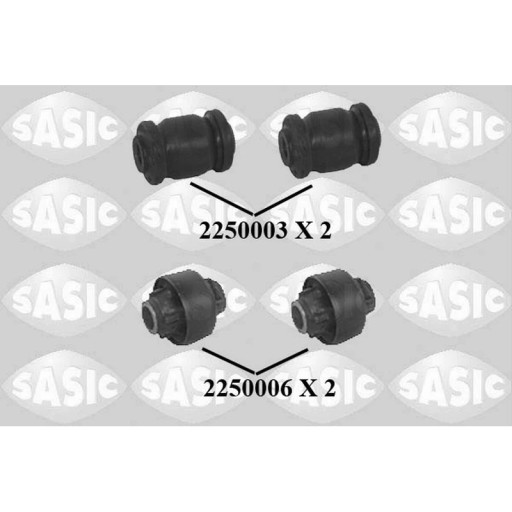 Ремкомплект, поперечний важіль управління SASIC 7960002