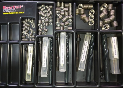 Набір для ремонту різьби мітчик 1/4 - 1/2 дюйма