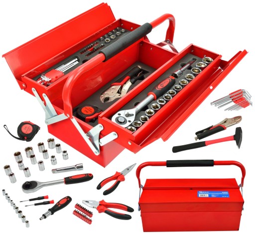 Набір інструментів Брязкальце коробка з розетками 64 шт