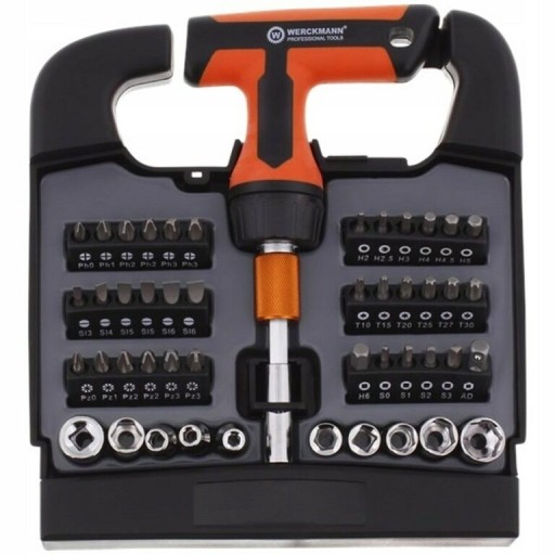 Набор инструментов Werckmann 48 el с крестовиной Torx