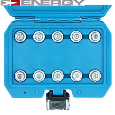 Набор инструментов для снятия и фиксации колесных болтов ENERGY NE00706