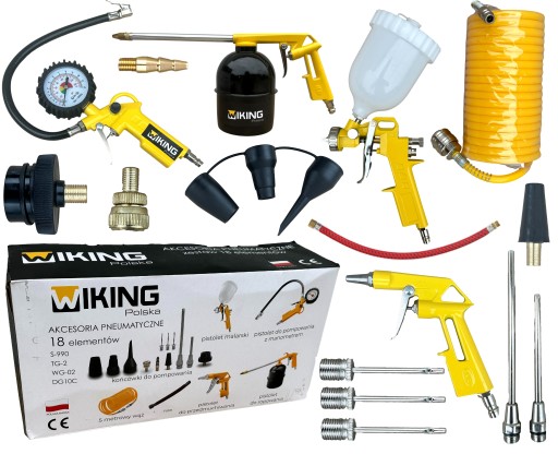 Набор пневматических инструментов для компрессора 18ele