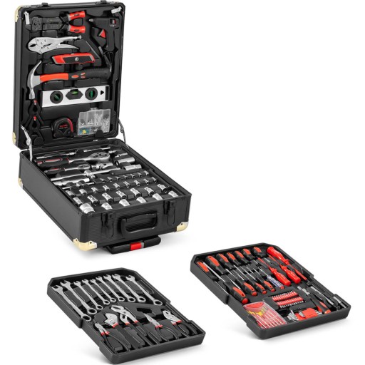 Набір ручних інструментів у валізі на колесах - 362 шт.ddd