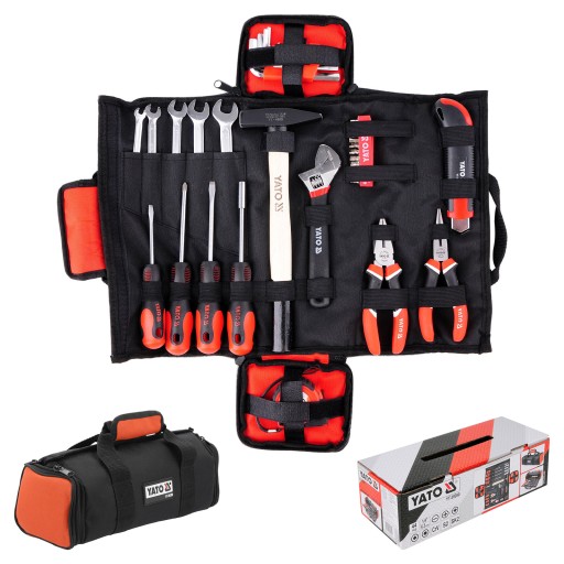 Набор инструментов в практичной сумке с 44 элементами YATO YT-39280.