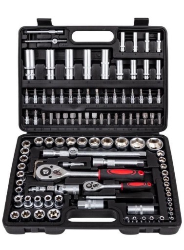 Набір інструментальних ключів у кейсі для майстерні 108 шт