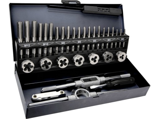 TOPEX 14A426 M3 - комплект матриц и метчиков M12