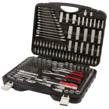 Набор головок, бит и трещоток 216 шт.