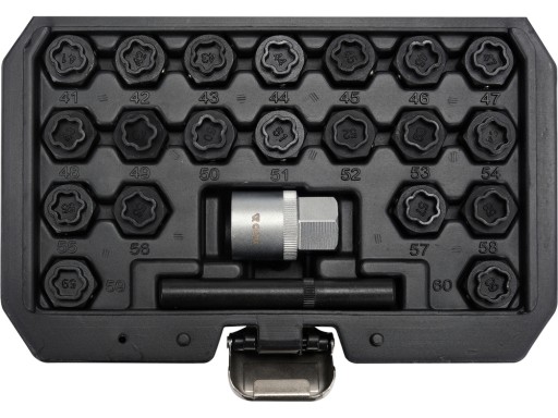 Набір головок під захисні гвинти BWM / 22 шт. ЯТО