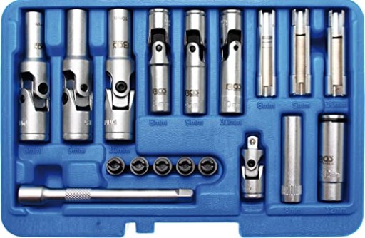 Набор головок для свечей накаливания 18 шт. BGS 9026.