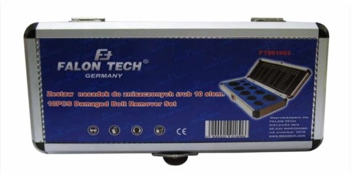 Набір головок для пошкоджених шурупів 10шт Falon Tech