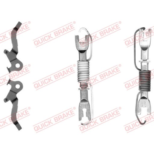 108 53 007 - Комплект регулятора, барабанный тормоз QUICK BRAKE