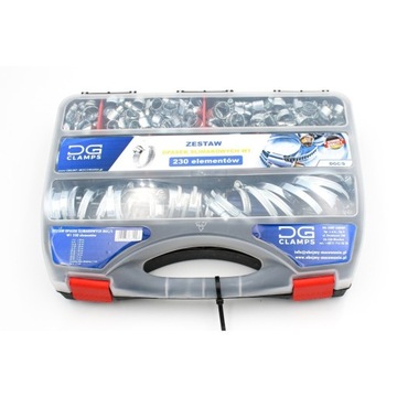 Комплект струбцин червячных W1 - 230 элементов