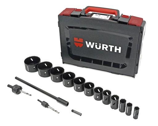 Набір діркових пил Wurth ZEBRA HSCo8 Sysko 19–76 мм