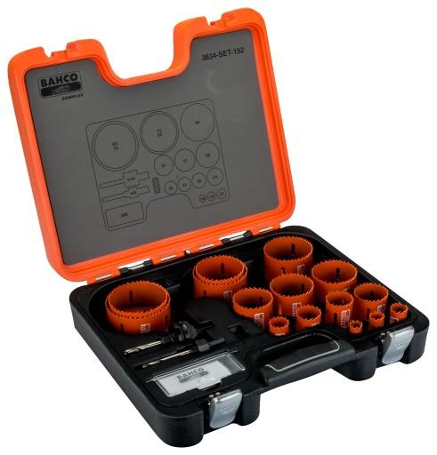 Набір біметалевих діркових пил Sandflex Bahco 3834-SET-152