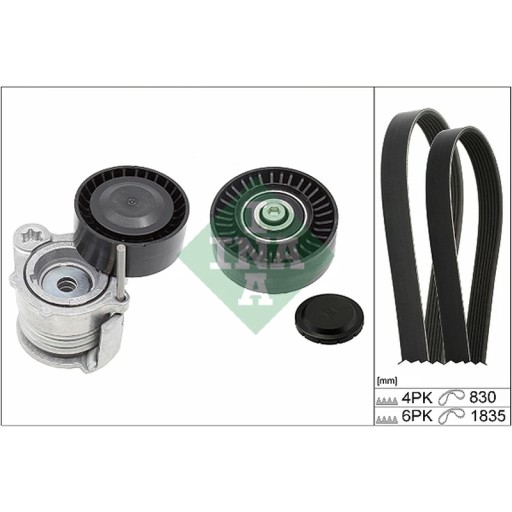 Комплект поликлинового ремня INA 529 0359 10