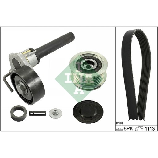 0514 20 - Комплект поліклинового ременя INA 529