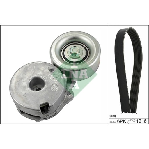 0225 10 - Комплект поліклинового ременя INA 529