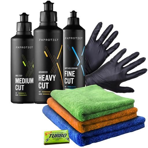 Набір полірувальних паст FX Protect Heavy Cut 250 мл