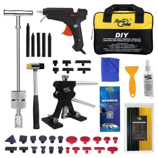 Набір PDR Видалення вм'ятин на корпусі Інструменти PDR Набір PDR + молоток