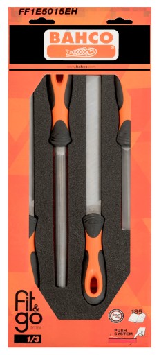 Набір файлів у поролоновому вкладиші - 4 шт., 1/3 поролону з підвіскою BA