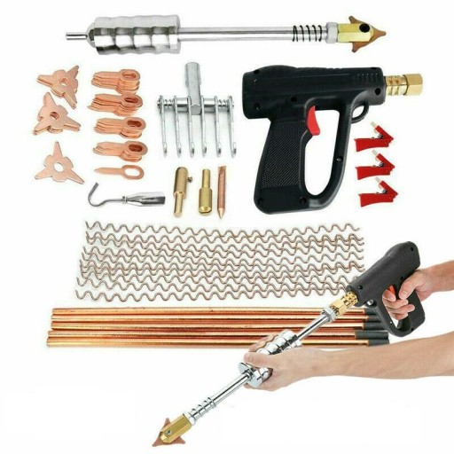 Пистолет корректировщик набор для удаления вмятин 86 шт.