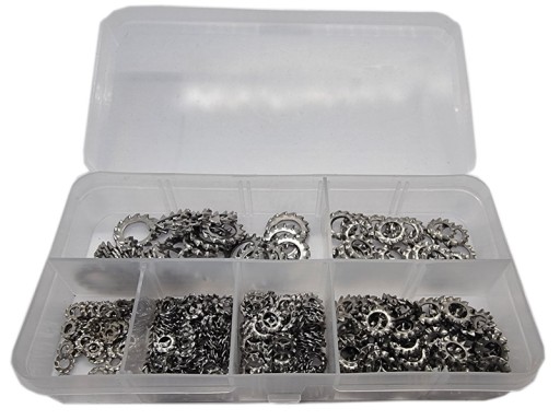 Набір із 300 зубчастих шайб