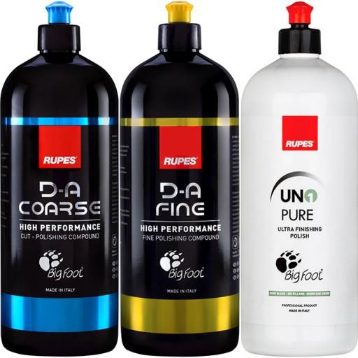 Полірувальний набір RUPES DA Coarse DA Fine Uno Pure