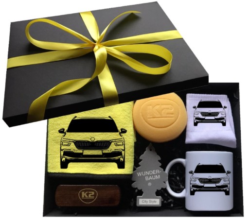 Мото кружка подарочный набор для бойфренда отца брата зятя-SKODA