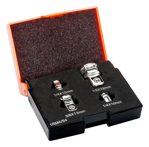 Набор переходников для головок и бит, 4 шт. BAHCO