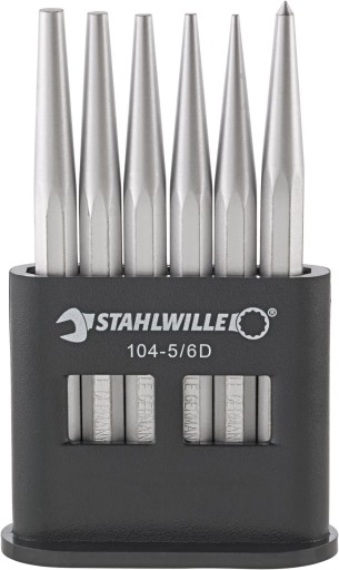Набір центральних пуансонів і різьбових блоків із 6 предметів у підставці STAHLWILLE