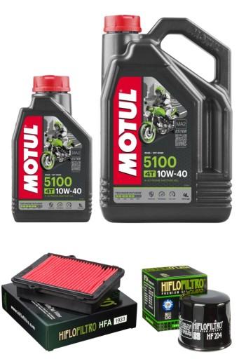 ZES-SER-HON-CRF-100-AFR-TWI-1-1 - Сервісний комплект Motul 5 л масло, фільтри для мотоцикла HONDA CRF 1000L AFRICA
