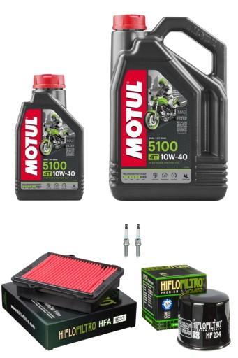 ZES-SER-HON-CRF-100-AFR-TWI-2-1 - Сервісний комплект Motul 5л масло, фільтри для мотоцикла HONDA CRF 1000L AFRICA