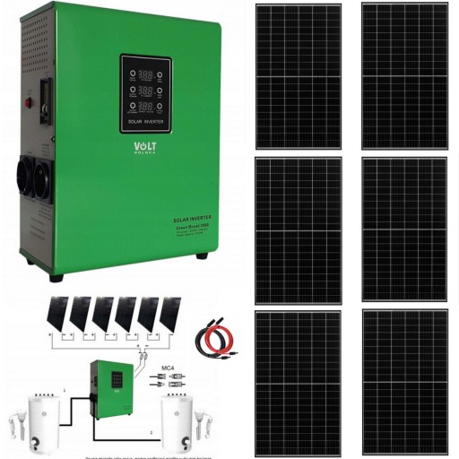 JAM66S30-500/MR_SF - Сонячний водонагрівач Green Boost 3000/3000W 6xPanel 500W