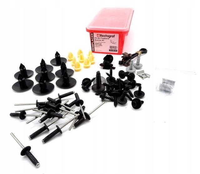 RSG701001D 620106278V - Комплект затискачів передній бампер RENAULT CAPTUR