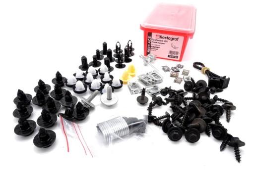 620100398W - Комплект затискачів передній бампер RENAULT KADJAR