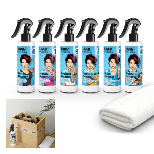 Набор средств для ухода и чистки автомобиля для автомобиля 7 шт.