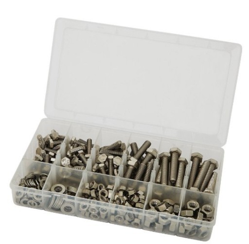 Набор винтов и гаек, 300 шт, нержавеющая сталь, для ремонта своими руками.