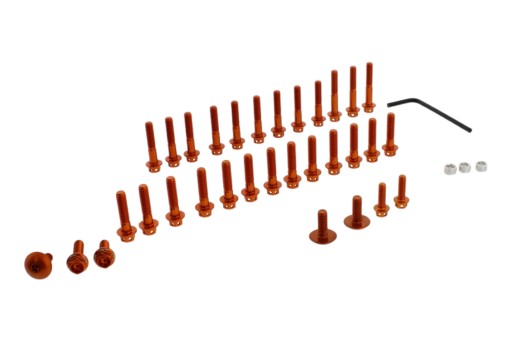 EKTM160HXROE - Комплект алюминиевых болтов двигателя KTM Duke 690 LC4