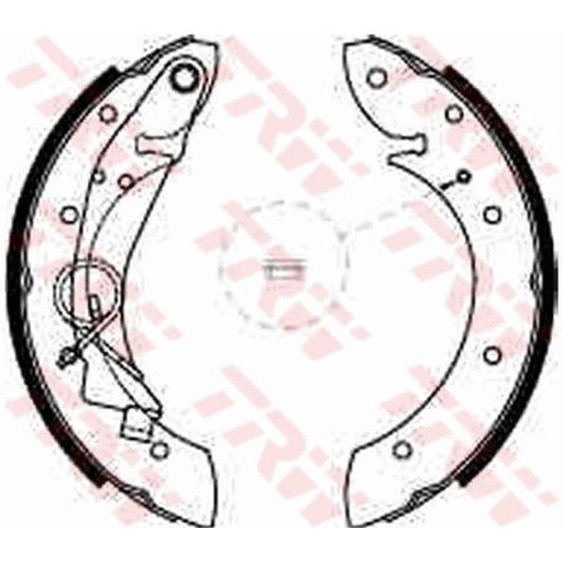 GS8635 - Комплект тормозных колодок TRW GS8635