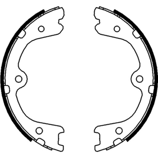 91073200 - Комплект гальмівних колодок, гальмо стоянки TEXTAR 91070