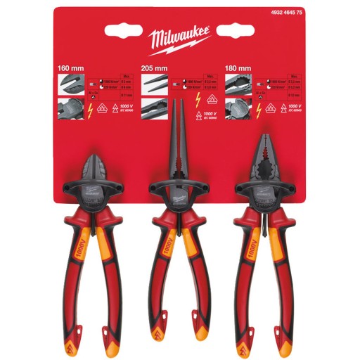 Набор плоскогубцев Milwaukee 4932464575