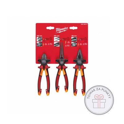 Набор плоскогубцев Milwaukee VDE - 3 шт.