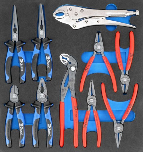 Набор клещей сегеровых, универсальных, с зажимом