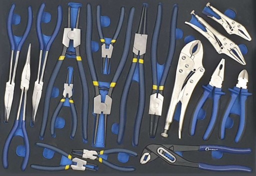 Набор клещей с замком и вставкой Seger, Condor, 17 шт.