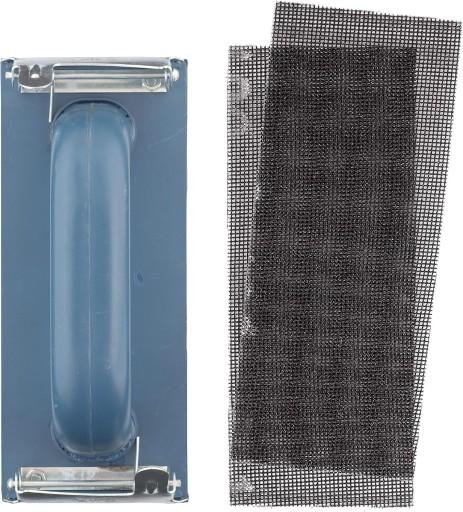 Набор ручных шлифовальных машин - 3 предмета с блоком и сеткой 93 мм х 230 мм