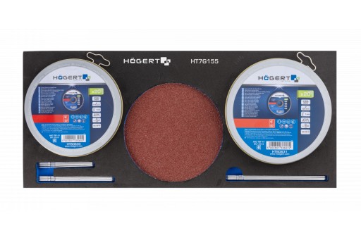 Hogert HT7G155 Набор отрезных дисков по металлу и нержавеющей стали, 60 шт.