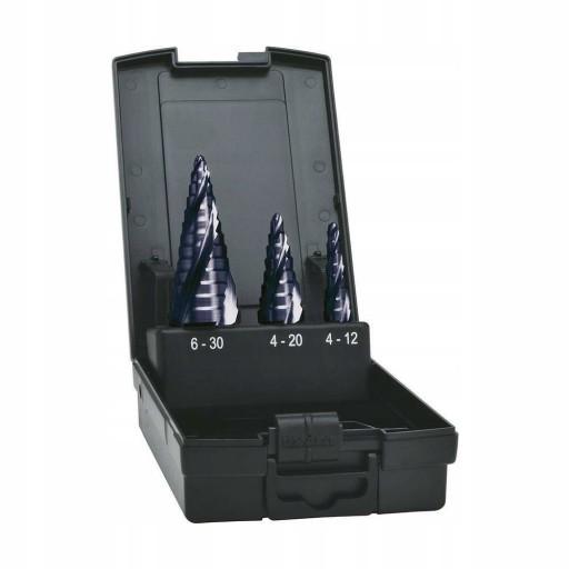 Універсальний набір ступінчастих свердел EXACT