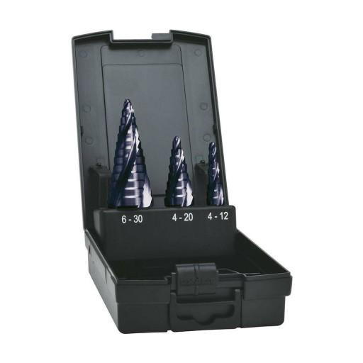 Универсальный набор ступенчатых сверл EXACT