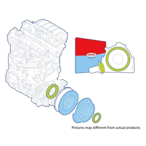 CO19135716 - Комплект ущільнювача валу, зчеплення CORTECO 19135716